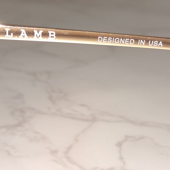 NEW Gwen Stefani L.A.M.B.  Black & Blush Frame / Pink Gradient Lens Sunglasses - Picture 4 of 6